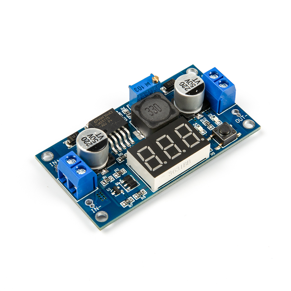 Преобразователь напряжения LM2577 с вольметром